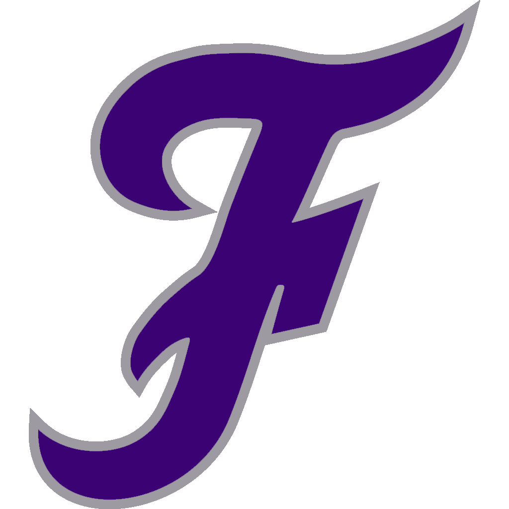 90 Degree by Reflex - Fayetteville "F" Damson Crew Sweatshirt