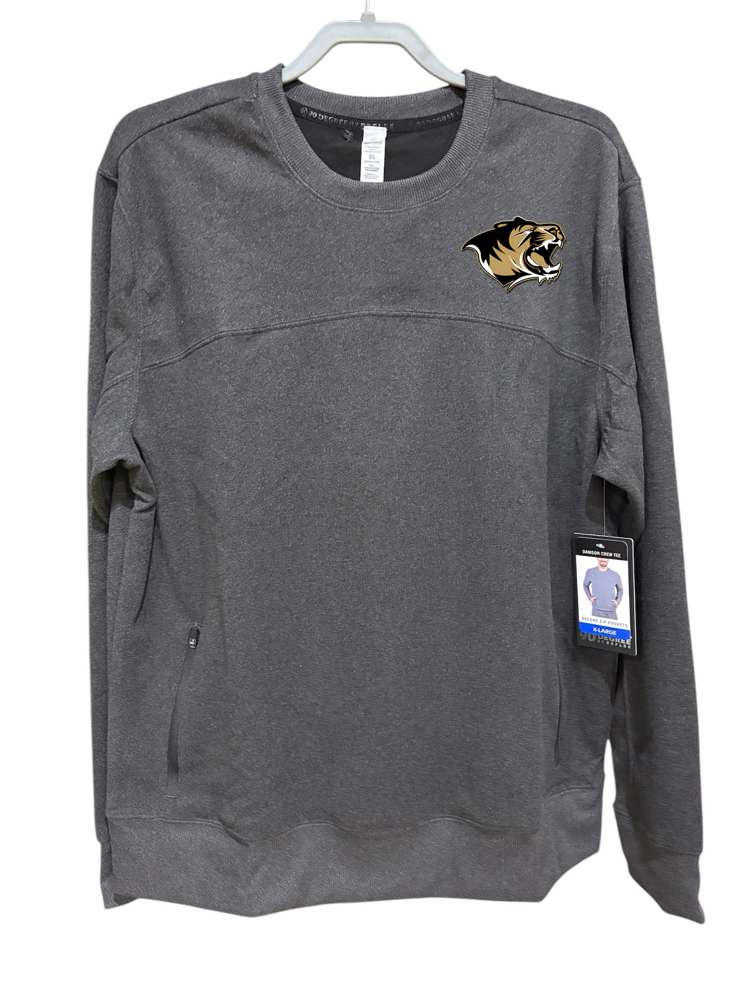 90 Degree by Reflex - Bentonville Tiger Damson Crew Sweatshirt
