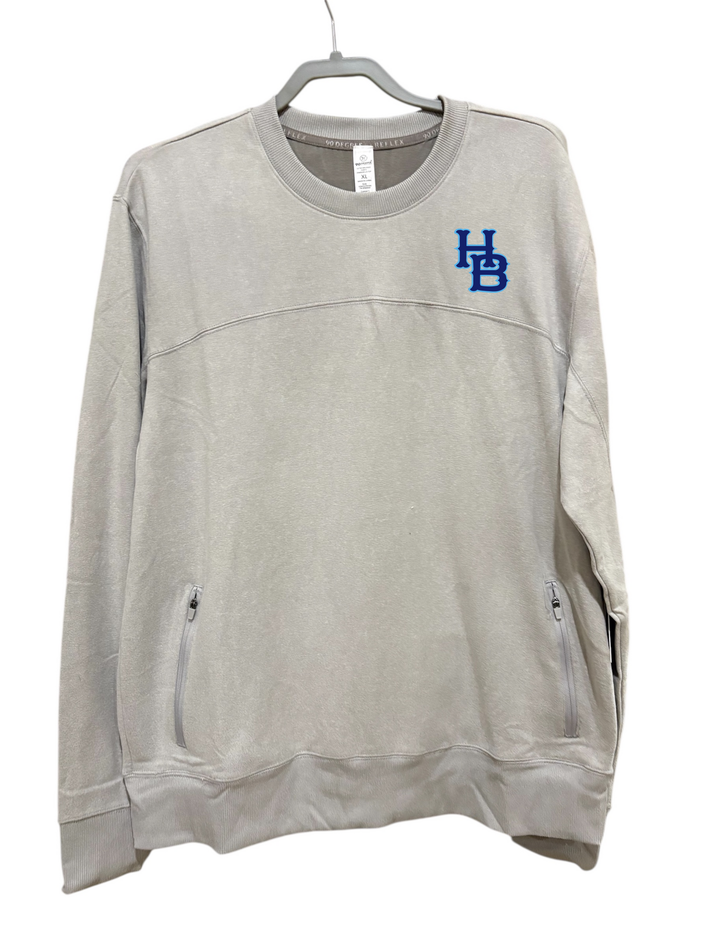 90 Degree by Reflex - Har-Ber "HB" Damson Crew Sweatshirt